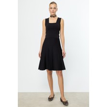 ON Kare Yaka Fitilli Atlet Siyah 59302