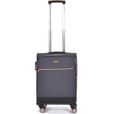 Fossil Ultra Light Kumaş Kabin Boy Valiz Gri FSL027