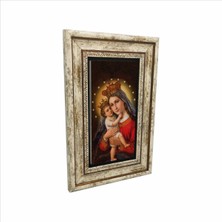 Meryem ve Isa Baskılı Taş Tablo 20X30