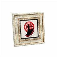 Ispanyol Flamenko Dansçısı Baskılı Taş Tablo 20X20