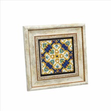 Italyan Deseni Baskılı Taş Tablo 20X20