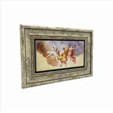 Melekler Baskılı Taş Tablo 20X30