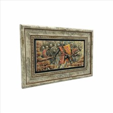 Bizans Şövalyeleri Baskılı Taş Tablo 20X30
