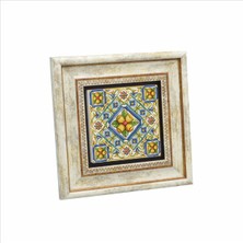 Italyan Deseni Baskılı Taş Tablo 20X20