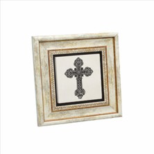 Haç Baskılı Taş Tablo 20X20