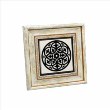Barok Desen Baskılı Taş Tablo 20X20