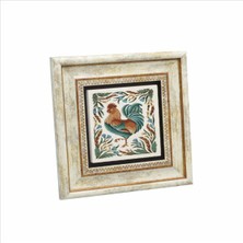 Horoz Baskılı Taş Tablo 20X20