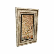 Hayat Ağacı(Gustav Klimt, 1907) Baskılı Taş Tablo 20X30