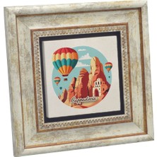 Kapadokya Baskılı Taş Tablo 20X20