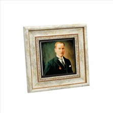 Mustafa Kemal Atatürk Baskılı Taş Tablo 20X20