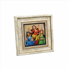 Dans Eden Oryantal Kadınlar Baskılı Taş Tablo 20X20