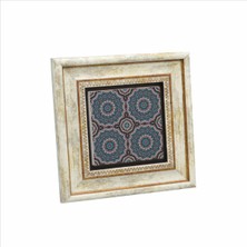 Mandala Baskılı Taş Tablo 20X20