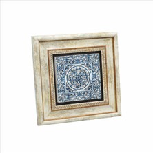 Italyan Deseni Baskılı Taş Tablo 20X20