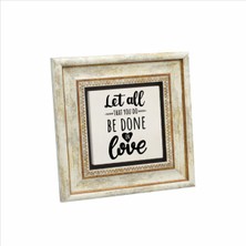 1 Korinterne 16:14  Baskılı Taş Tablo 20X20