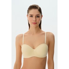 Suwen Yeni Diana Straplez Sütyen Ten Renkli Konforlu Tasarım %80 Poliamid %20 Elastan Özellik