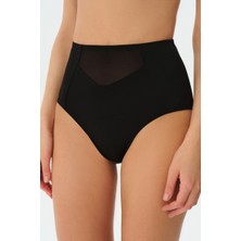 Suwen Rosa Toparlayıcı Slip Külot - Siyah