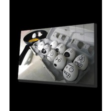 Eğlenceli  Yumurtalar Cam Tablo    Fun Eggs