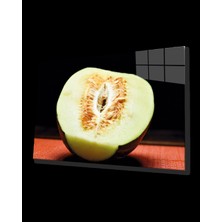 Kavun Cam Tablo Melon Art