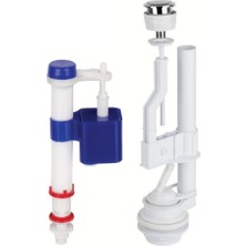 GGAMA Gama Jet Teleskop Flatörlü Tek Basmalı Pirinç Rezervuar İç Takımı