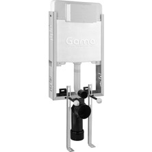 Gama Tuğla Duvar Uyumlu Tek Basmalı Gömme Rezervuar Seti