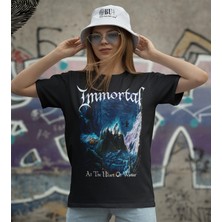 Butişört 'immortall - At The Heart Of Winters‘  Baskılı 'regular-Fit' Unisex Tişört