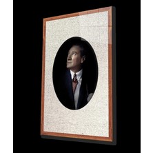 Çerçeveli Atatürk Cam Tablo