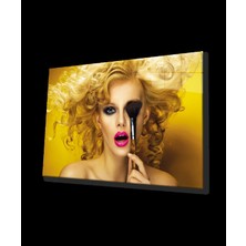 Kadın ve Makyaj Cam Tablo Women And Makeup