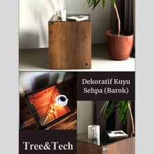 Treeandtech Yan Sehpa, Kahve Sehpası, Sonsuzluk Sehpası, Kuyu Sehpa