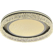 Özcan Aydınlatma 1414-2 Nofa 60 cm  Daire Armatür (Tuya Uyumlu) (Kumandalı) Beyaz