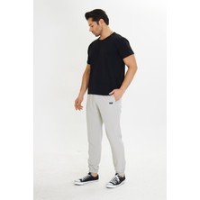 Marco Ferry Erkek Stretchfit Esnek Lastik Paçalı Eşofman Altı Taş 2663-T