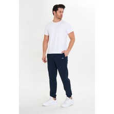 Marco Ferry Erkek Stretchfit Esnek Lastik Paçalı Eşofman Altı Lacivert 2663-L