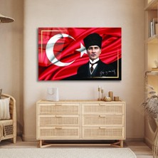 Exela Home Yatay Bayrak Cam Tablo