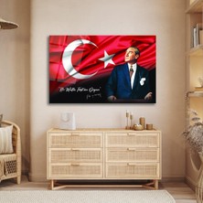 Exela Home Atatürk Portreli Cam Tablo