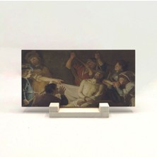 Dikenlerle Taçlandırılan Isa (Gerard Van Honthorst, 1622) Baskılı Taş Masaüstlük 10X20