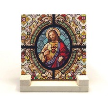 Isa Görseli Baskılı Taş Masaüstlük 10X10