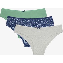Penti Disty Floral Pamuklu 3lü Hipster Külot