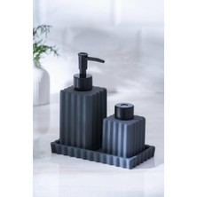 Acar Vega Gri 3 Parça Banyo Seti