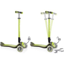 Globber Elite Deluxe 3 Tekerlekli Katlanabilir Yeşil Scooter
