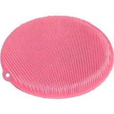 Ett Yuvarlak Vantuzlu Banyo Sırt Kese Matı 26 cm