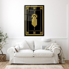 Dikey Islami Cam Tablo