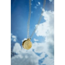 Cayo Largo Jewellery Güneş Madalyon Forse Zincir Gümüş Üzeri Altın Kaplama