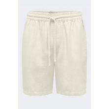 Onstel Vısc Lın Shorts 0075 Erkek Beyaz Şort - OS22030250