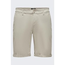 Only & Sons Onspeter Lıfe Regular 0013 Shorts Noos Erkek Bej Şort - 22027905