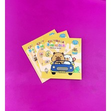 Giftmoda 3'lü Capybara Sticker Book