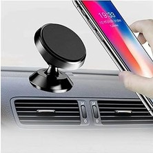 Ppo Trend Tüm Cihazlara Uyumlu Mıknatıslı Telefon Tutacağı Siyah Araç Içi Telefon Tutucu Masaüstü