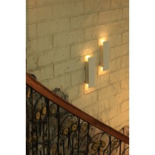 Fagü Art Pilli Modern Dekoratif Duvar Aydınlatması Aplik Gece Lambası