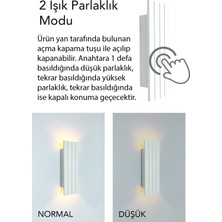 Fagü Art Pilli Modern Dekoratif Duvar Aydınlatması Aplik Gece Lambası
