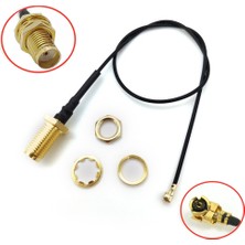 Robiz 30CM Dişi Sma Ipex Ufl Rf Bağlantı Kablosu  Mhf1 Sma Dişi Soket To Altın Kaplama Konnektör Koaksiyel Kablo U.fl Ipx Ipex Mini Pcıe 1.13 Wifi Gsm Gps