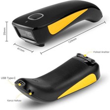 Perkon Tıger BS92 Bluetooth Kablosuz 1d/2d Hafızalı Barkod Okuyucu