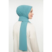 Lêvi D'or Küf Yeşili Düz Medine İpeği Şal